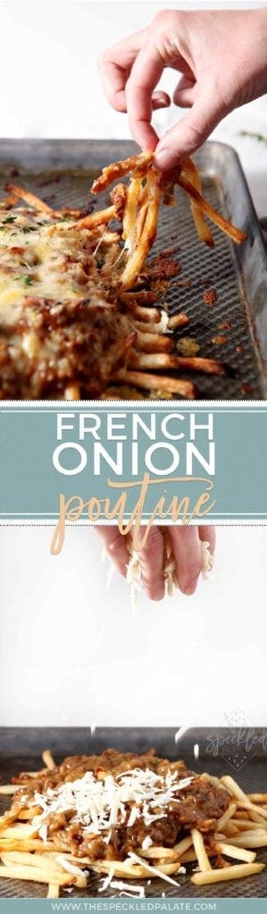 french onion poutine pinterest pin