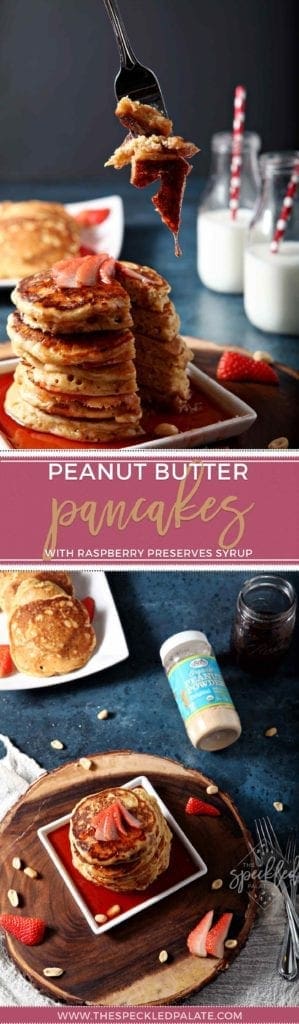 peanut butter pancakes pinterest pin