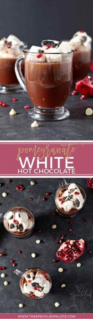 Homemade Hot Chocolate | Unique Hot Chocolate | Pomegranate Drink | Hot Cocoa Recipe | Hot Chocolate Recipe | Fruity Hot Chocolate