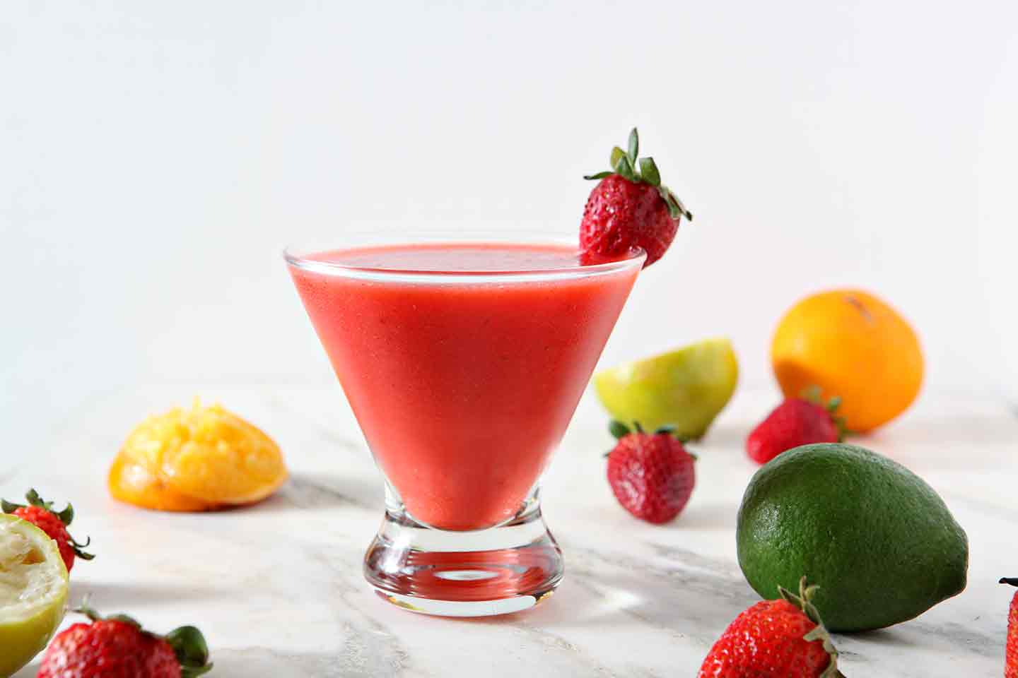 Strawberry Mockarita (Strawberry Virgin Margarita)