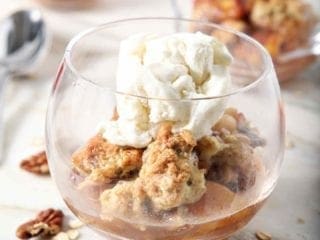 Dairy Free Peach Cobbler