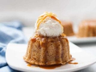 Mini Apple Spice Rum Cakes