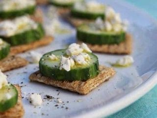 TRISCUIT Cracker Cucumber Bites