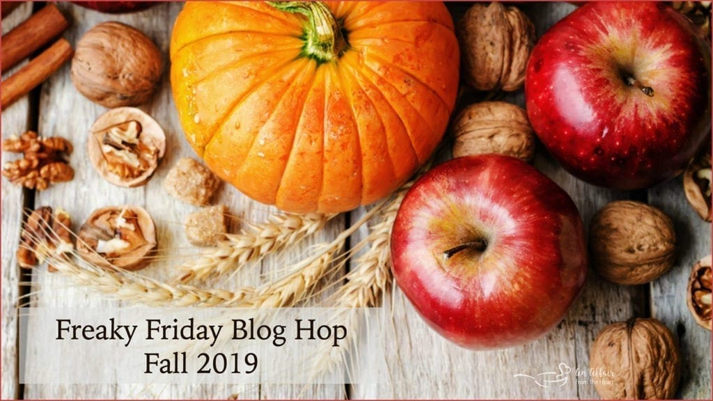 Freaky Friday Fall 2019 Graphic with Pumpkins and Apples