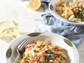 Lemon Salmon Pasta