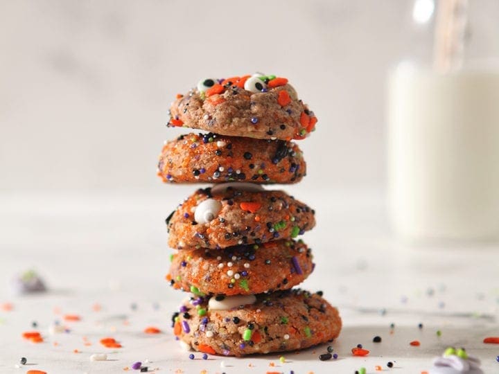 Halloween Funfetti Cookies