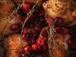 Cranberry Chicken Thighs
