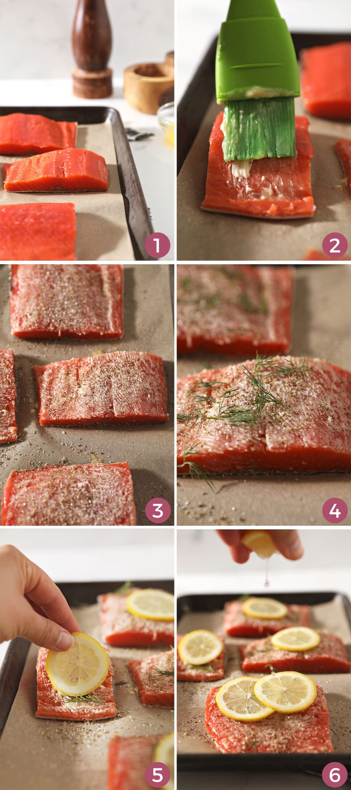 steps to make roasted salmon