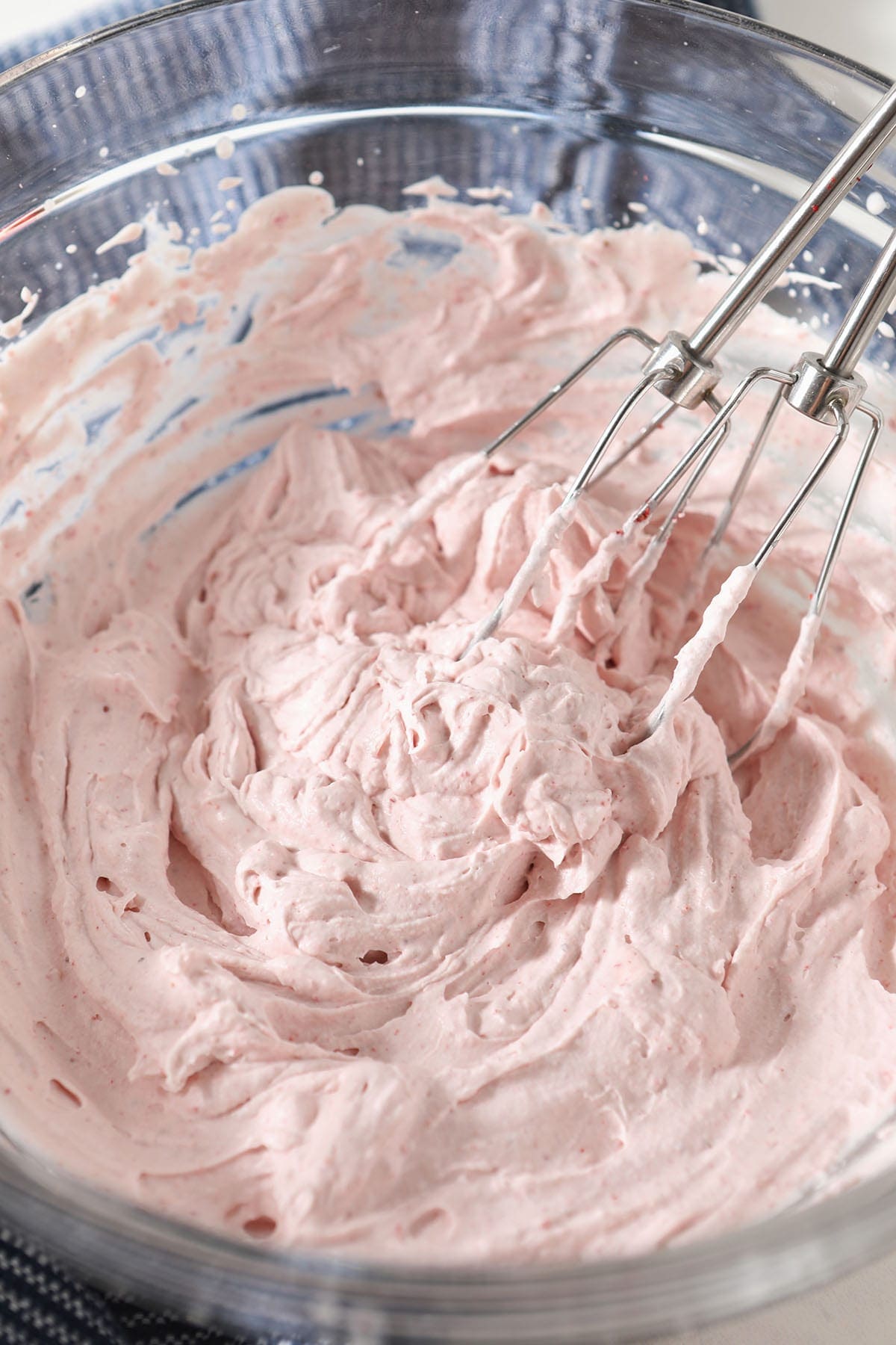 How to make Homemade Strawberry Whipped Cream (without Jello Mix)