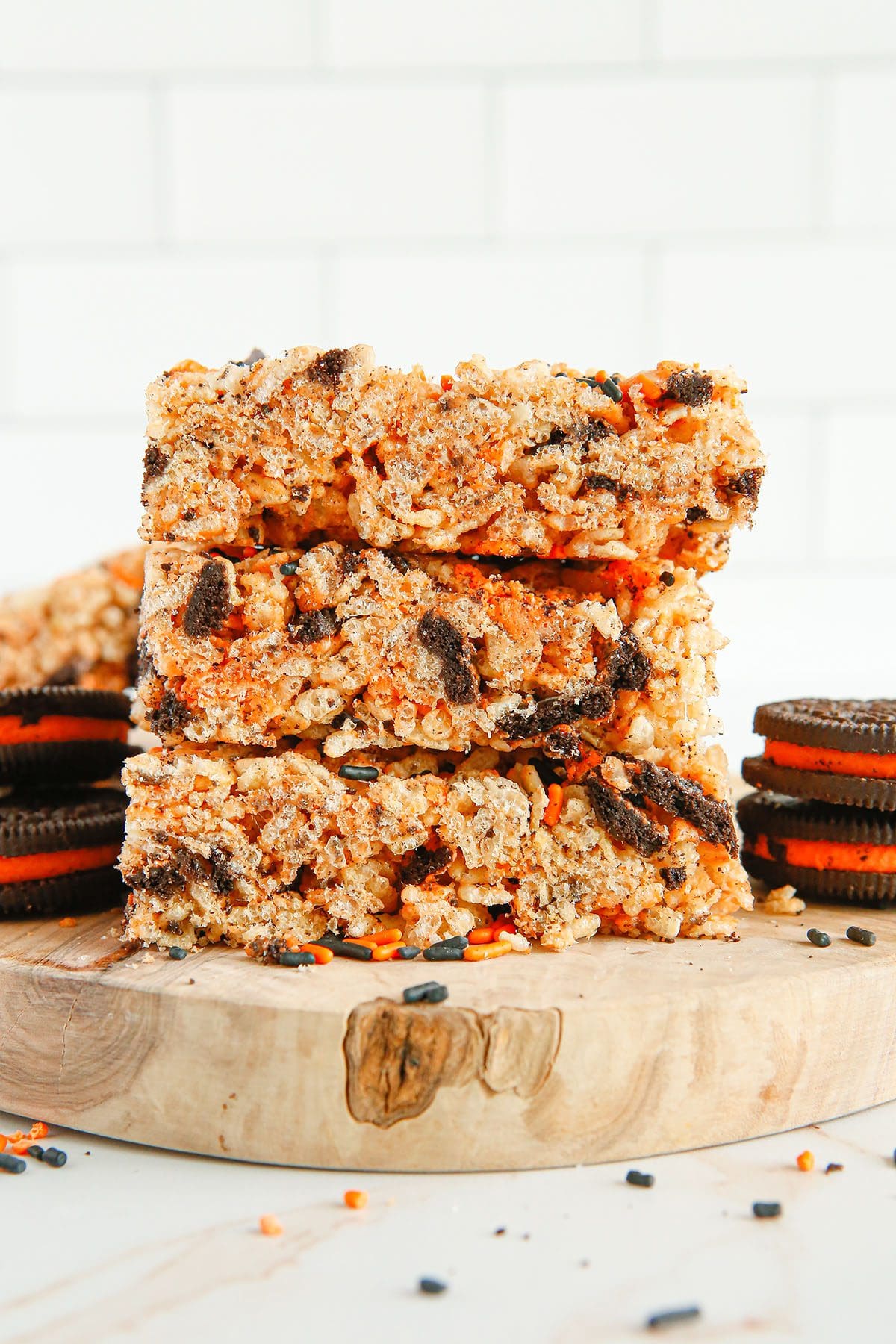 Halloween Oreo Rice Krispie Treats