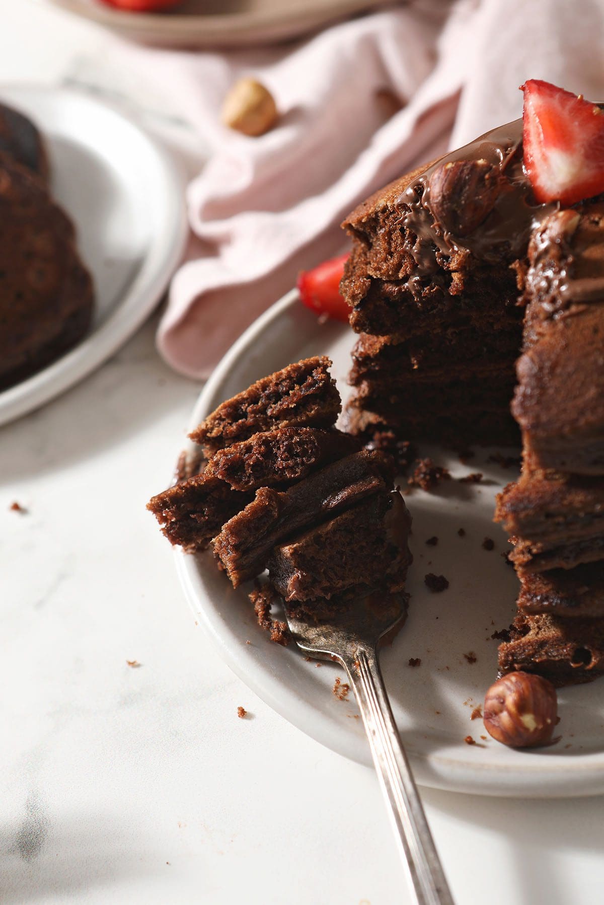 Nutella Pancakes (Chocolate Hazelnut Pancakes)