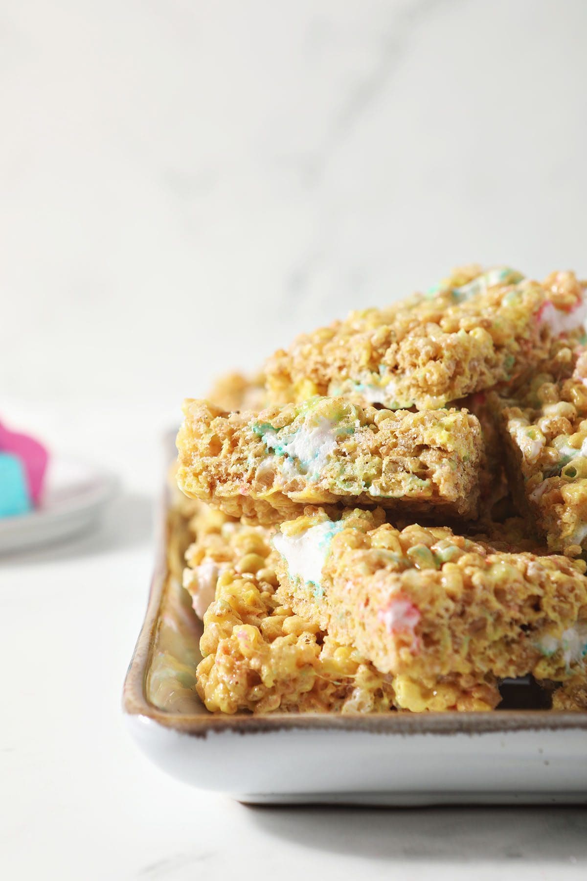 Easter Rice Krispie Treats with Peeps