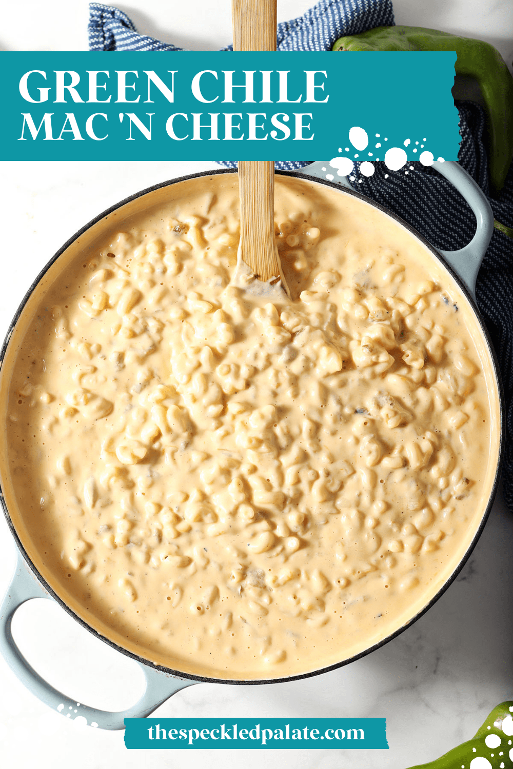 Hatch Green Chile Macaroni and Cheese The Speckled Palate