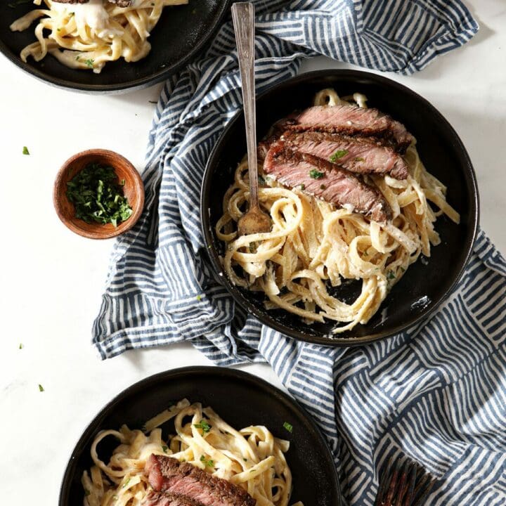 Steak Alfredo