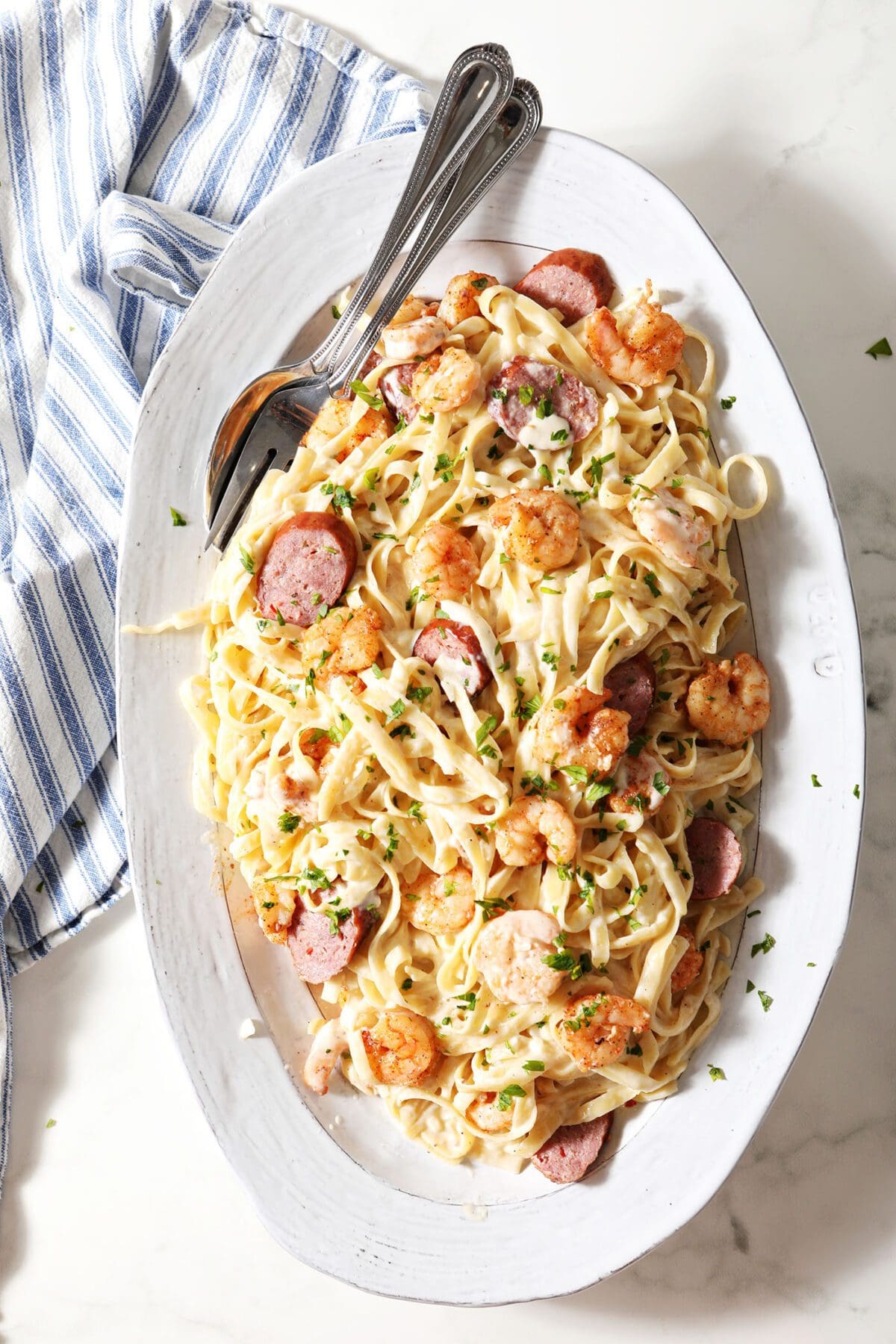 Cajun Shrimp Fettuccine Alfredo