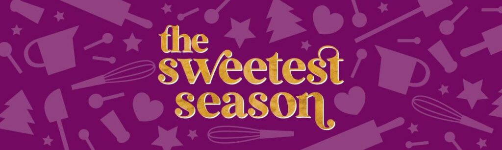 The Sweetest Season 2022 banner in purple and gold