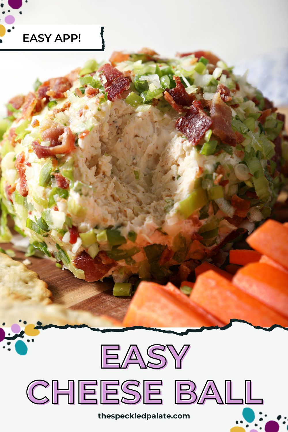 How to make an Easy Cheese Ball (without nuts)