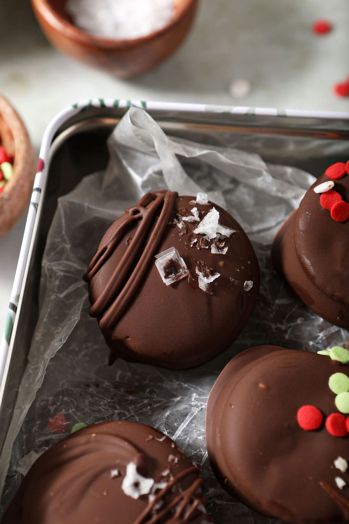 Chocolate Covered Ritz Cracker Cookies