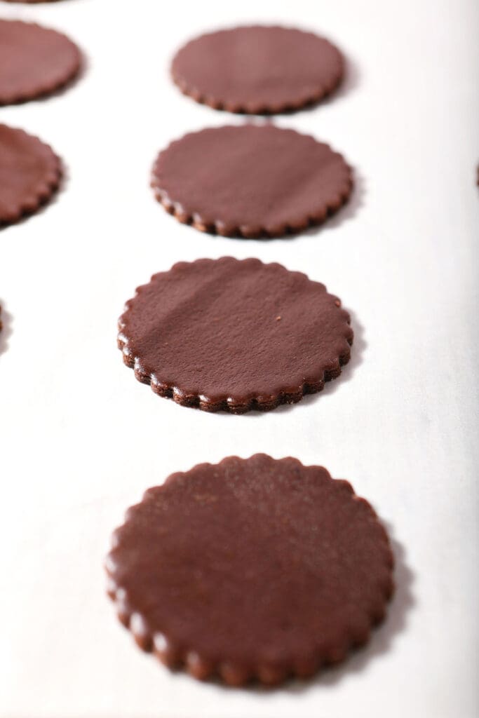 Chocolate Sugar Cookies before baking