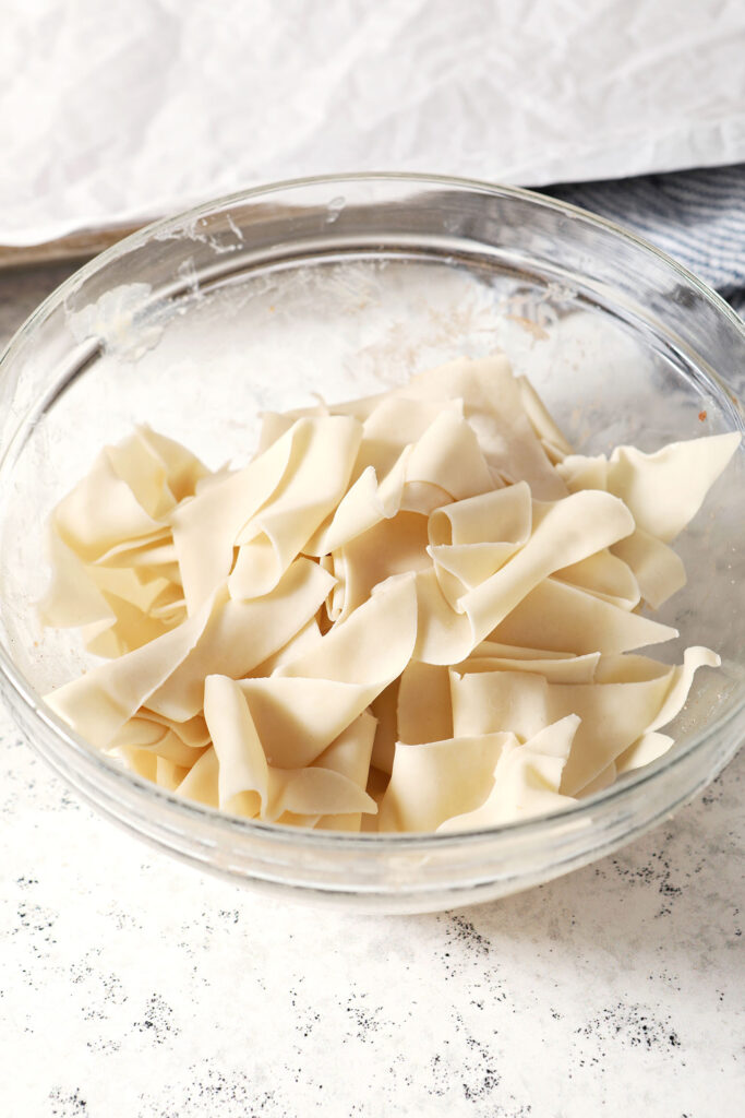 Wontons in a bowl
